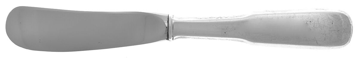 1810 (Sterling, 1930) Butter Spreader Hollow Hdl-Paddle/Stainless Blade by International Silver-1