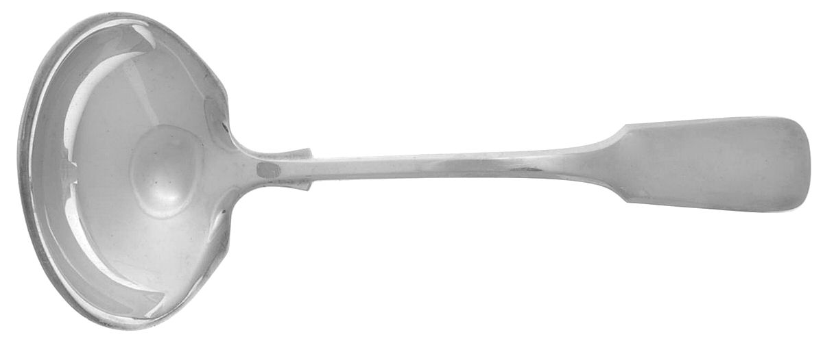 1810 (Sterling, 1930) Solid Gravy Ladle by International Silver-1