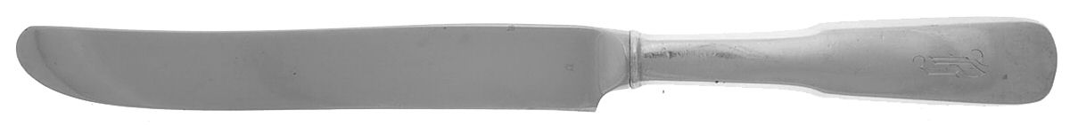 1810 (Sterling, 1930) Monogram New French Hollow Knife by International Silver-1