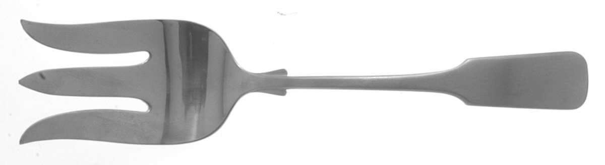 1867 (Stainless) Medium Solid Cold Meat Serving Fork by International Silver-1
