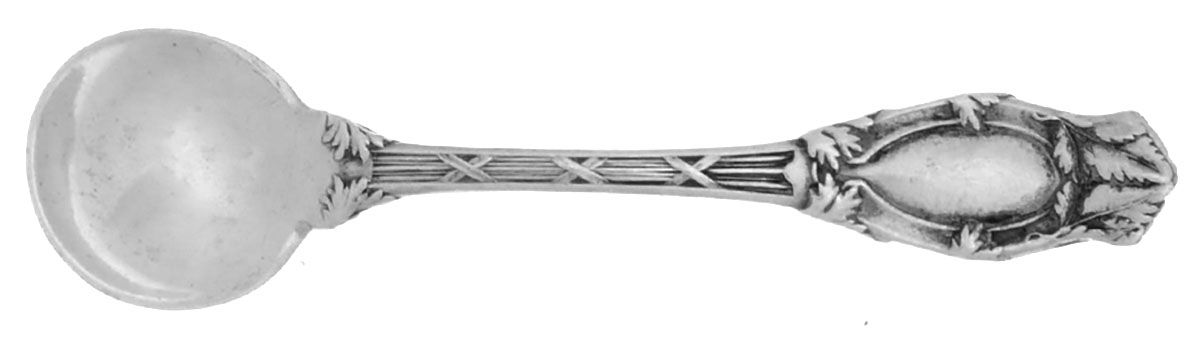 Abbottsford (Sterling, 1907) Individual Salt Spoon by International Silver-1