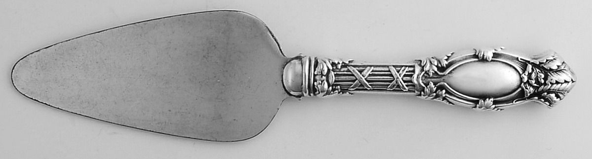 Abbottsford (Sterling, 1907) Cheese Server with Silverplate Blade by International Silver-1