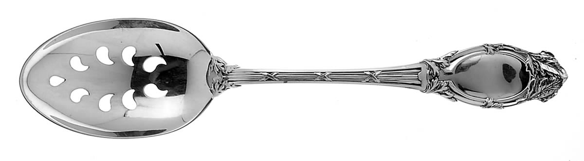 Abbottsford (Sterling, 1907) Pierced Tablespoon (Serving Spoon) by International Silver-1