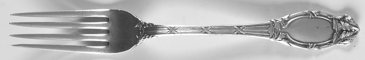 Abbottsford (Sterling, 1907) Solid Youth Tea Fork by International Silver-1