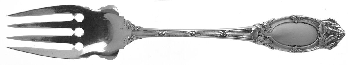 Abbottsford (Sterling, 1907) Individual Solid Fish Fork by International Silver-1