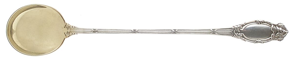 Abbottsford (Sterling, 1907) Long Handle Chocolate Muddler Spoon by International Silver-1