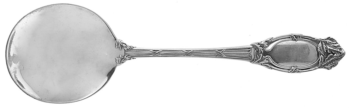 Abbottsford (Sterling, 1907) Round Bowl Soup Spoon (Gumbo) by International Silver-1
