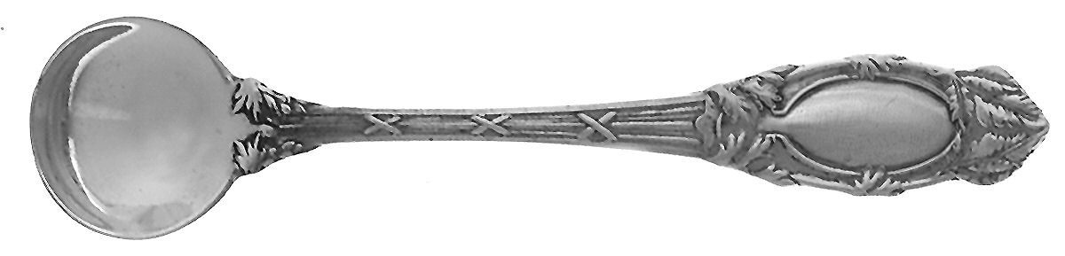 Abbottsford (Sterling, 1907) Master Salt Spoon by International Silver-1