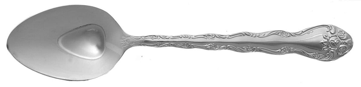 Abbey Rose (Silverplate) Place/Oval Soup Spoon by International Silver-1