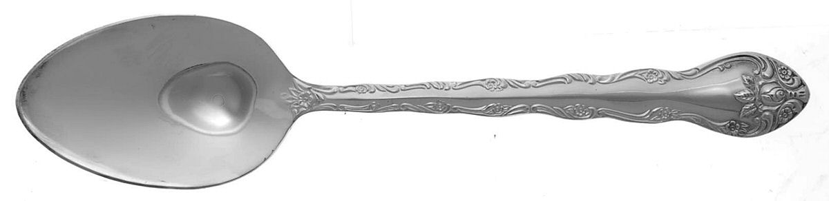 Abbey Rose (Silverplate) Tablespoon (Serving Spoon) by International Silver-1