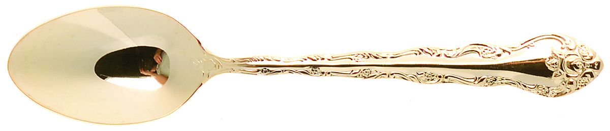 Abbey Rose (Gold Electroplate) Teaspoon by International Silver-1