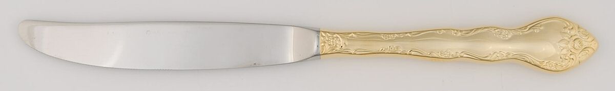 Abbey Rose (Gold Electroplate) Modern Hollow Knife by International Silver-1