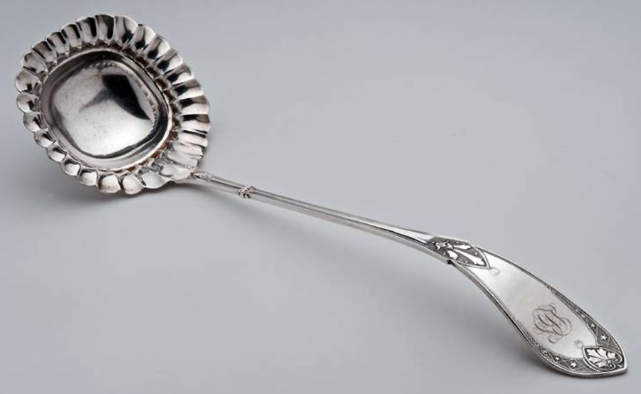 Acme (Silverplate, 1877) Solid Gravy Ladle by International Silver-1