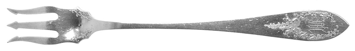 Adanac (Sterling, 1910) Short Handle Pickle/Olive Fork by International Silver-1