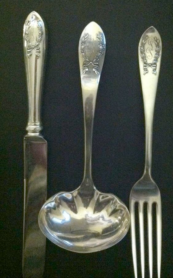 Adanac (Sterling, 1910) Solid Gravy Ladle by International Silver-1
