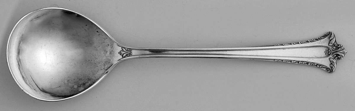Admiral I (Silverplate, 1918) Round Bowl Soup Spoon (Bouillon) by International Silver-1