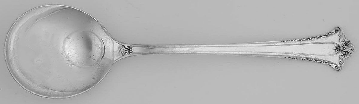 Admiral I (Silverplate, 1918) Round Bowl Soup Spoon (Gumbo) by International Silver-1