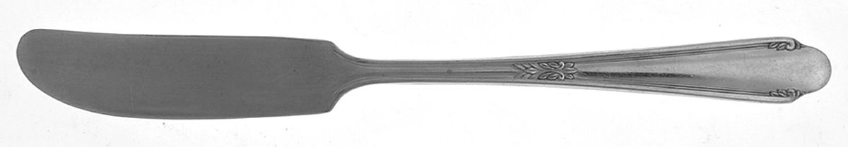 Admiration (Silverplate, 1936) Flat Handle Butter Spreader by International Silver-1