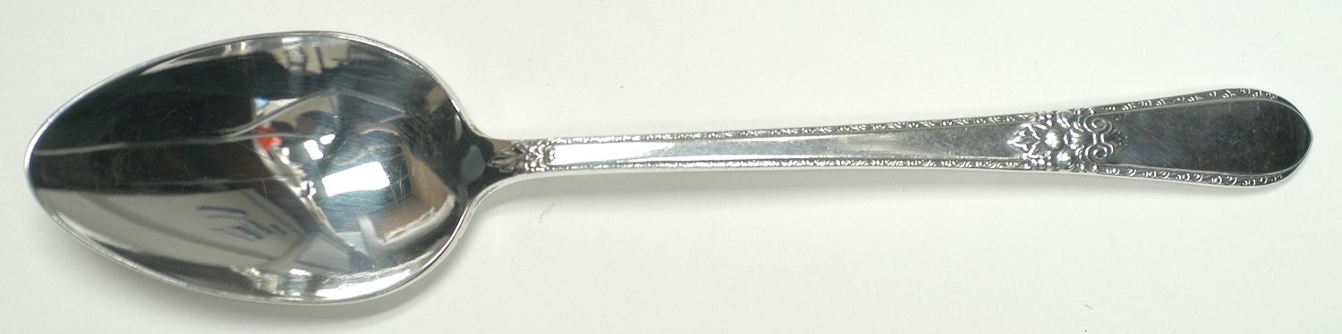 Adoration (Silverplate, No Monograms) Tablespoon (Serving Spoon) by International Silver-1