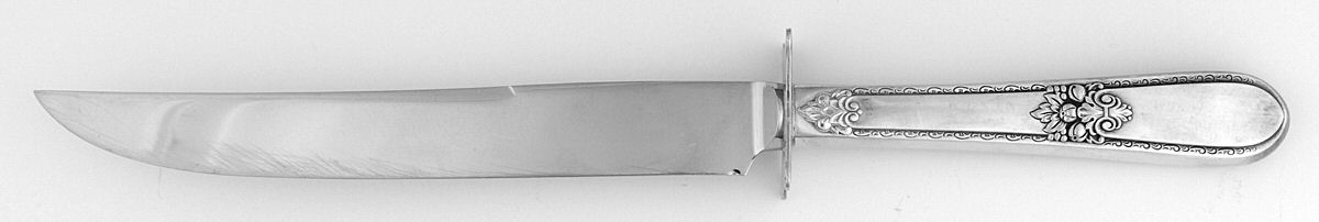 Adoration (Silverplate, No Monograms) Small Steak Carving Knife with Stainless Blade by International Silver-1