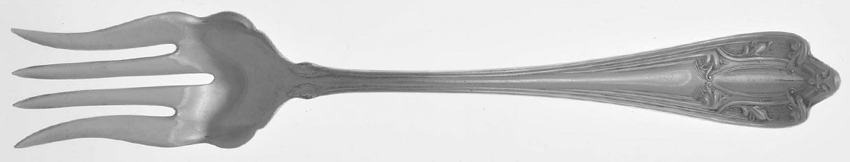 Adonis (Silverplate, 1910) Small Chipped Beef Fork by International Silver-1