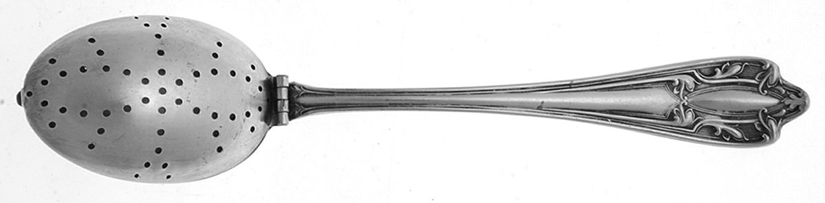 Adonis (Silverplate, 1910) Solid Individual Overcup Tea Strainer by International Silver-1