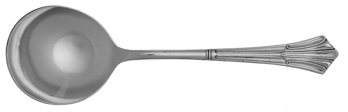 Albany (Silverplate, 1935) Round Bowl Soup Spoon (Cream Soup) by International Silver-1