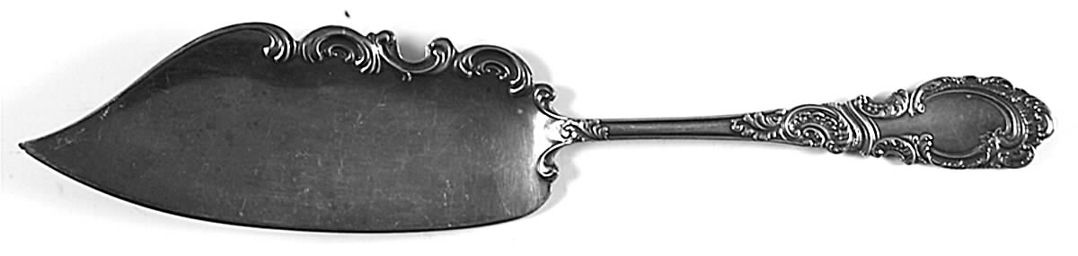 Aldine (Silverplate, 1895) Large Solid Fish Server by International Silver-1