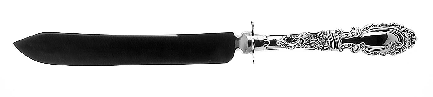 Aldine (Silverplate, 1895) Small Steak Carving Knife, Silverplate Blade by International Silver-1