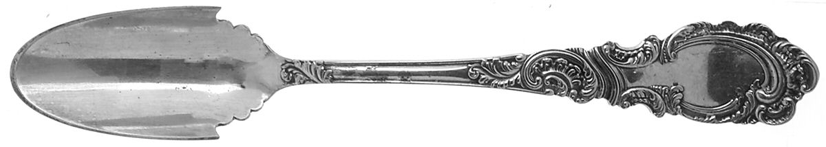 Aldine (Silverplate, 1895) Solid Cheese Scoop by International Silver-1