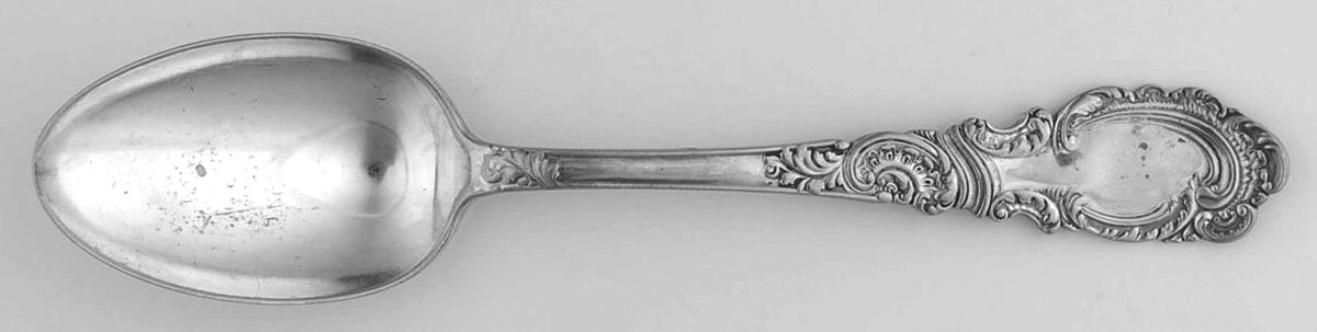 Aldine (Silverplate, 1895) Place/Oval Soup Spoon by International Silver-1