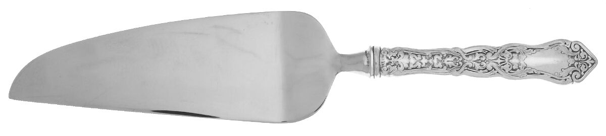 Alhambra (Silverplate, 1907) Pie and Cake Server with Stainless Blade HC by International Silver-1
