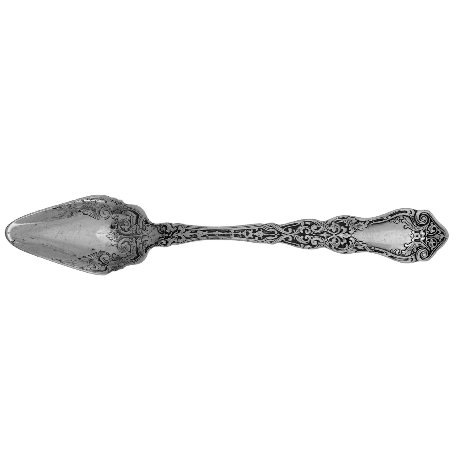 Alhambra (Silverplate, 1907) Individual Pap/Fruit Spoon by International Silver-1