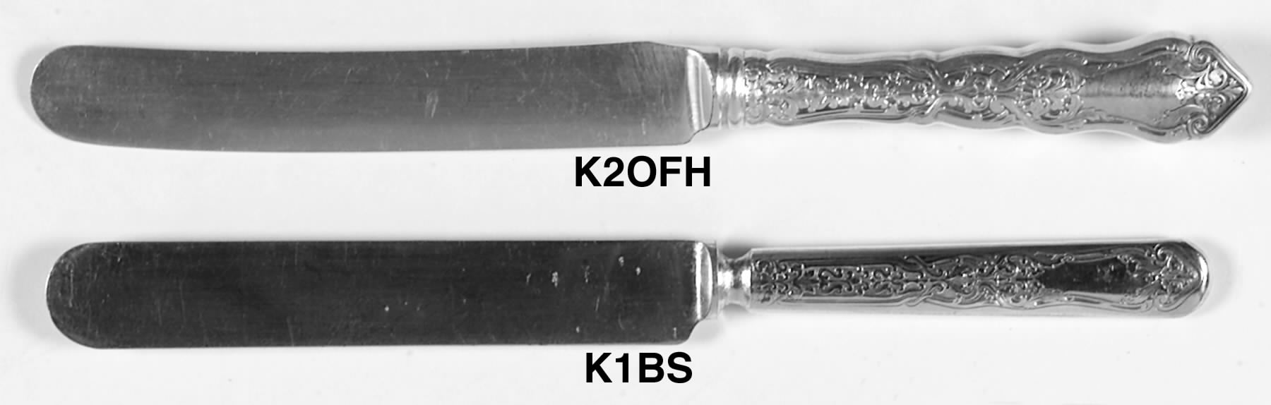 Alhambra (Silverplate, 1907) Old French Hollow Knife by International Silver-1
