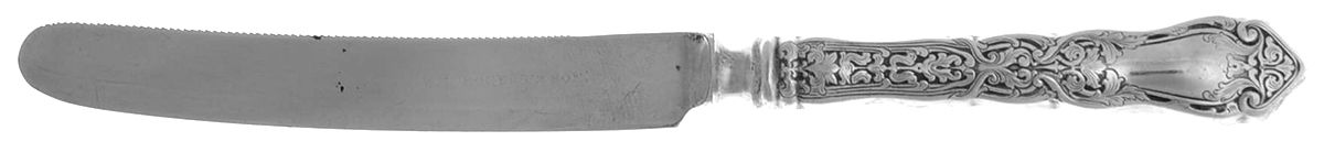 Alhambra (Silverplate, 1907) Orange Knife with Silverplate Blade by International Silver-1