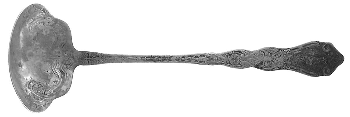Alhambra (Silverplate, 1907) Solid Piece Cream Ladle by International Silver-1