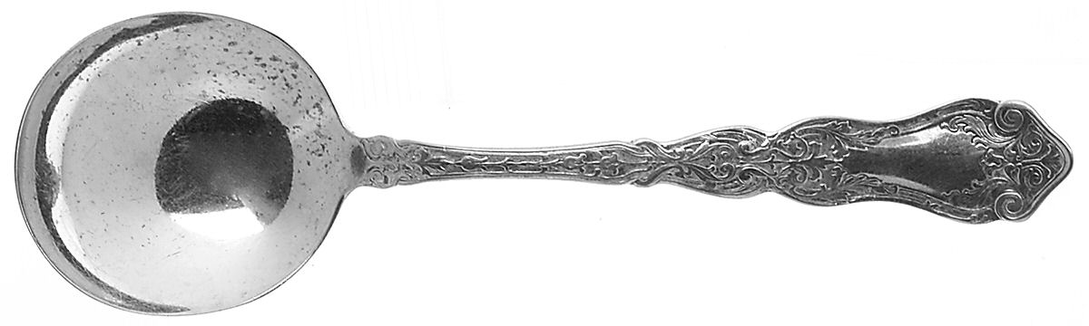Alhambra (Silverplate, 1907) Round Bowl Soup Spoon (Gumbo) by International Silver-1