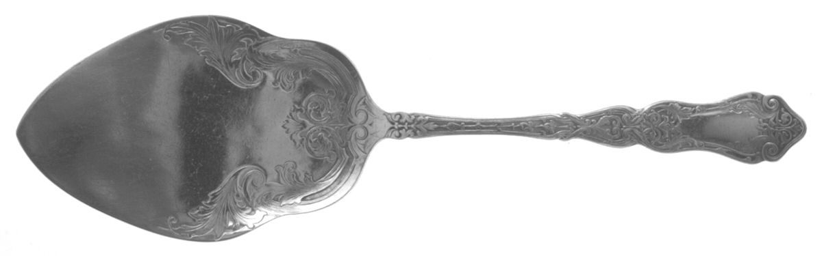Alhambra (Silverplate, 1907) Large Solid Pie Knife by International Silver-1