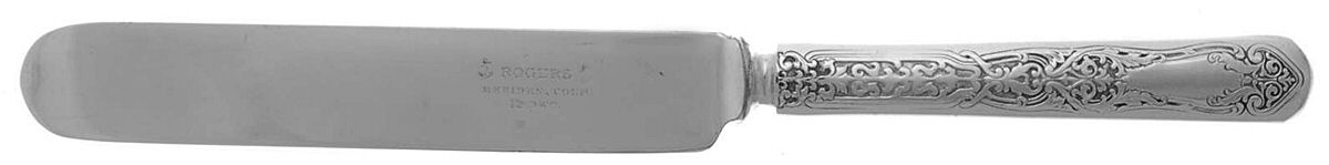 Alhambra (Silverplate, 1907) Solid Indent Breakfast Knife by International Silver-1