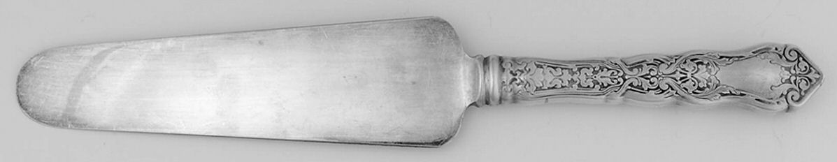 Alhambra (Silverplate, 1907) Pie Server with Silverplate Blade by International Silver-1