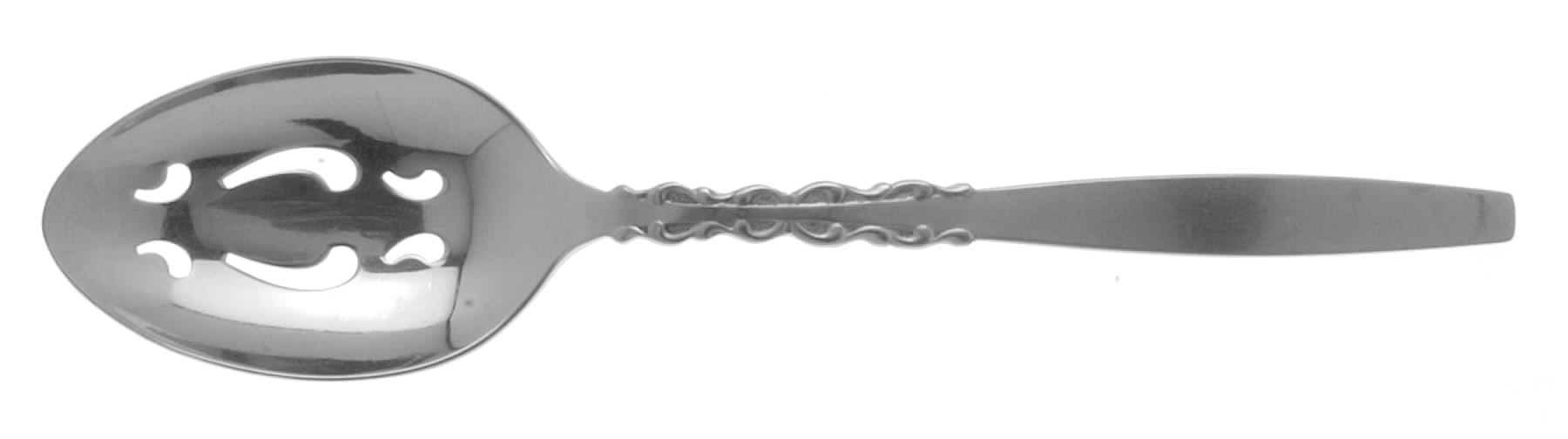 Alhambra (Stainless) Pierced Tablespoon (Serving Spoon) by International Silver-1