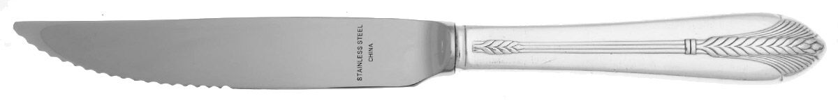 Allure (Silverplate, 1939) Steak Knife Individual Hollow, Serrate HC by International Silver-1