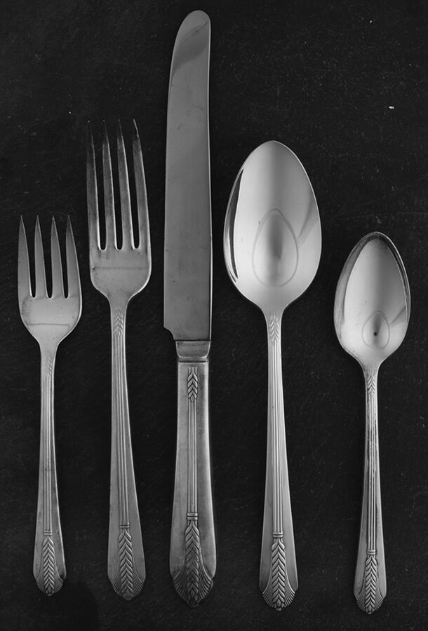 Allure (Silverplate, 1939) 40  Piece Estate Set by International Silver-1