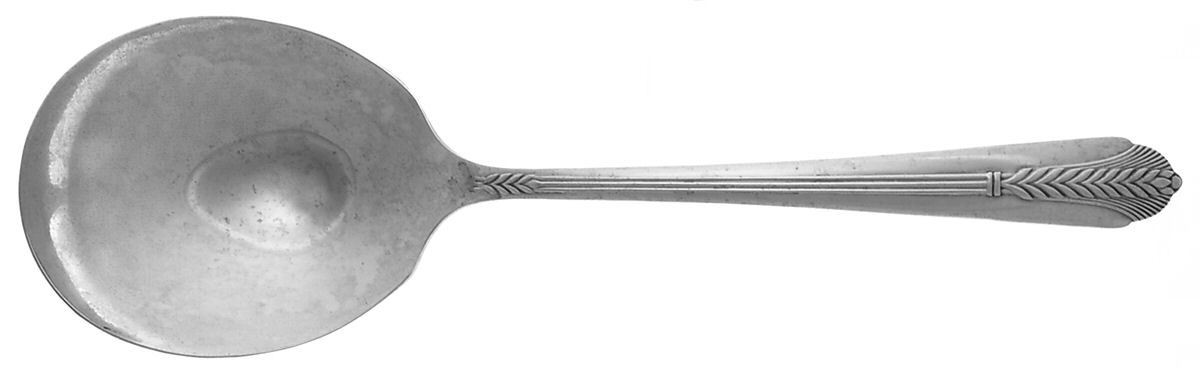 Allure (Silverplate, 1939) Solid Smooth Casserole Spoon by International Silver-1