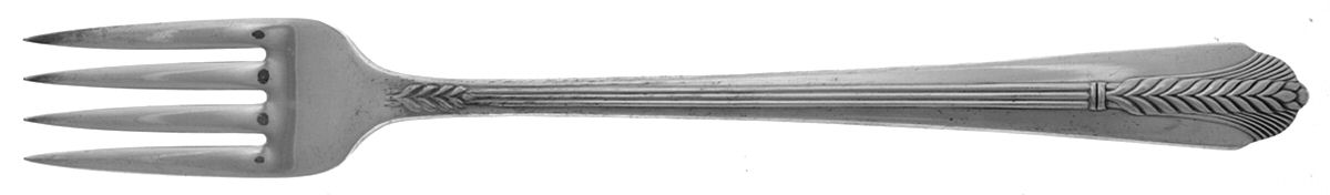 Allure (Silverplate, 1939) Grille Fork (Viande) by International Silver-1