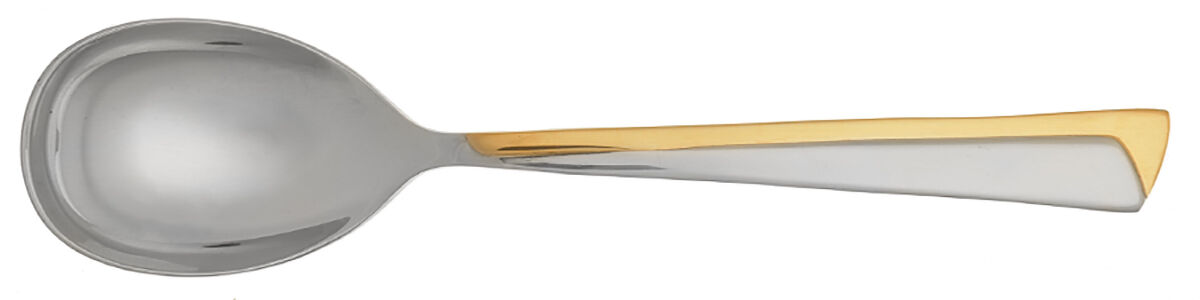 Alliance (Stainless-Gold Accent) Sugar Spoon by International Silver-1