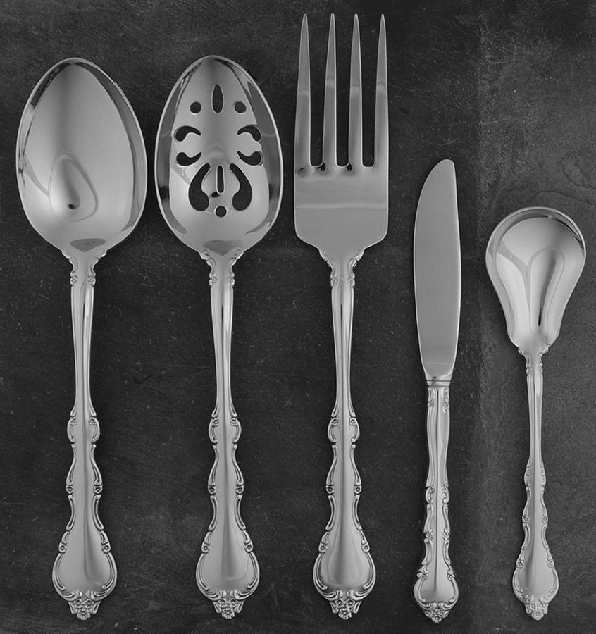 Allure (Stainless, Lyon) 5 Piece Hostess Set by International Silver-1