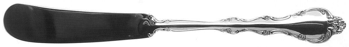 Allure (Stainless, Lyon) Flat Handle Butter Spreader by International Silver-1