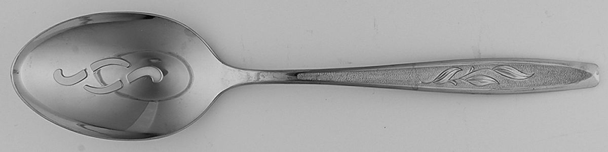 Allure (Stainless, Insico) Pierced Tablespoon (Serving Spoon) by International Silver-1
