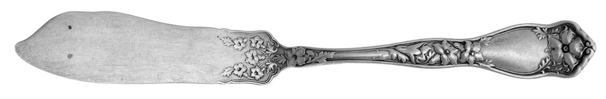 Althea (Sterling, 1910) Flat Handle Master Butter Knife by International Silver-1